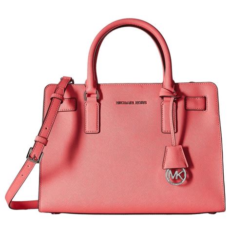 michael kors tasche coralle|Michael Kors opened satchel purse.